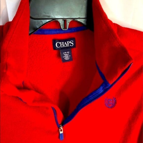 Chaps Fleece 1/4 Zip Pullover - Picture 4 of 5